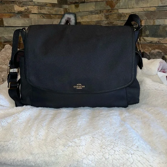 Coach Nylon Baby Diaper Bag Messenger Bag Tote 99292 - Picture 2 of 11